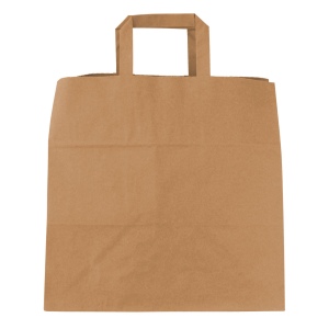 Sac papier kraft anses plates 320 × 310 × 220 mm, vue 3