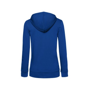 Sweat capuche zippé organique femme, vue 2