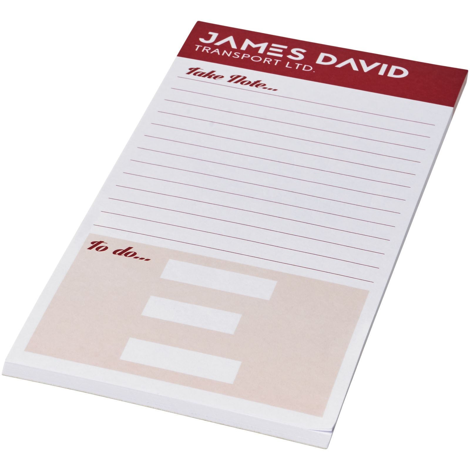 Bloc-notes 99 x 210 mm