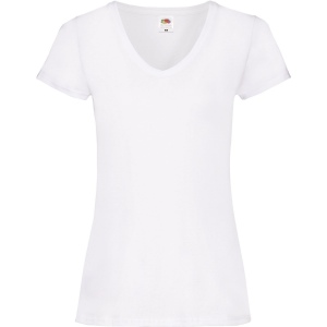 T-shirt femme col v (61-398-0)