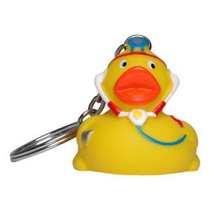 Porte-clés canard médecin