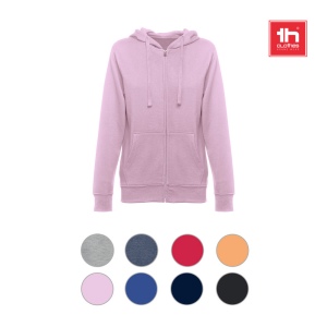 Sweat-shirt pour femme en coton et polyester, vue 3