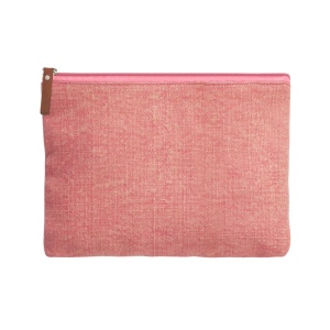 Trousse zip jute, vue 5