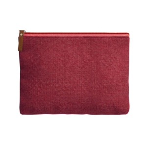Trousse zip jute, vue 4