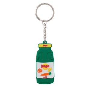 Porte-clés pvc souple 2d fond plat – 40 mm