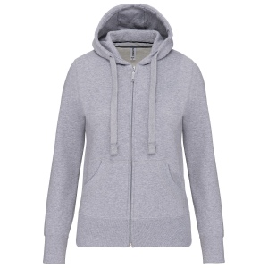 Sweat-shirt zippé capuche femme, vue 8