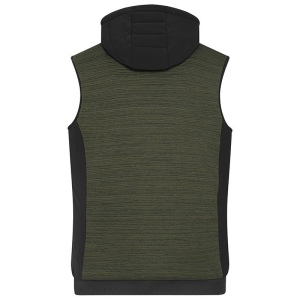 Bodywarmer matelassé hybride Homme, vue 5