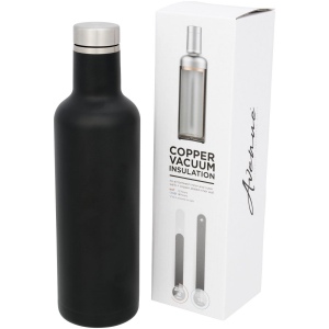 Bouteille avec isolation par le vide et couche de cuivre 750ml