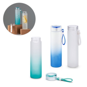 Bouteille en verre borosilicate et bouchon en AS 470 mL