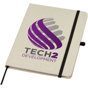 Carnet à couverture rigide en coton organique 122 × 174 mm, vue 4