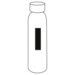 Bouteille en verre, vue 6