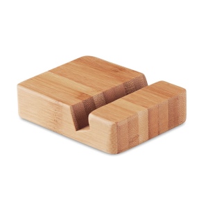 Support de téléphone en bambou 75 × 20 × 60 mm