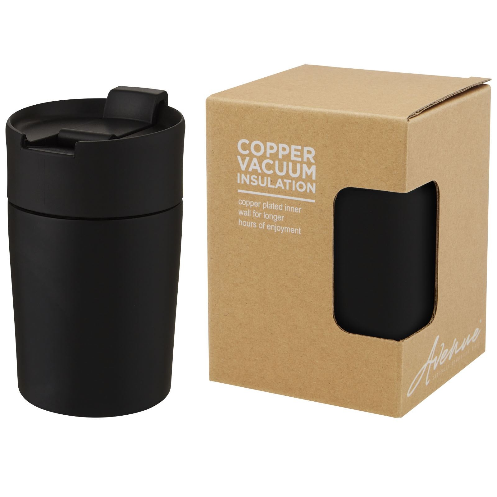 Gobelet avec isolation par le vide et couche de cuivre 180 ml
