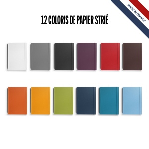 Carnet note A5 cov rigid., vue 3