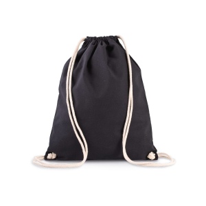 Sac à dos en coton avec cordelettes 350 × 450 mm