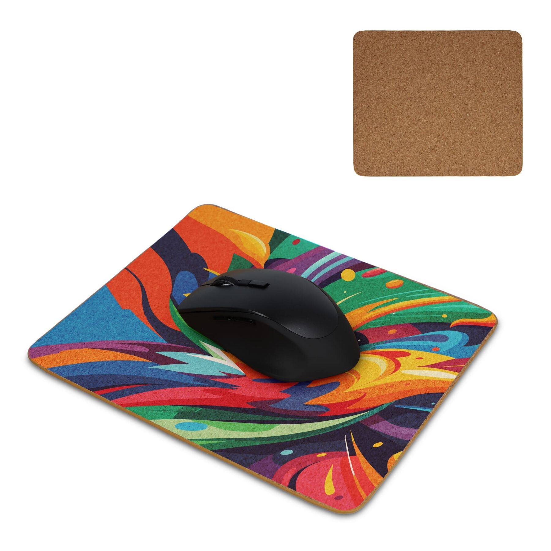 Tapis de souris en liège 220 × 2 × 180 mm