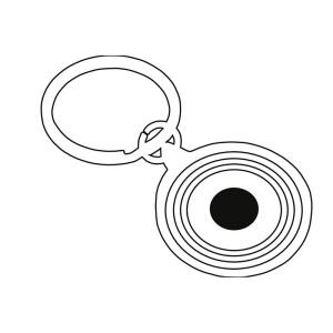 Porte-clés pivotant, vue 4