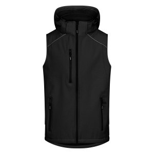 Bodywarmer en Softshell avec capuche, vue 8