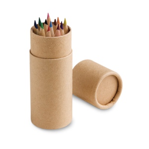 Boîte avec 12 crayons de couleur, vue 2