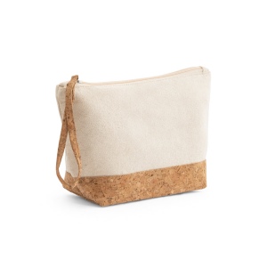 Trousse de toilette 100% coton et liège, vue 4