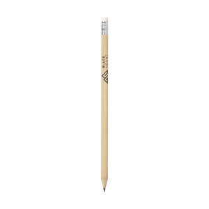 Crayon de bois taillé (HB) avec gomme 19 × 7 × 7 mm, vue 2