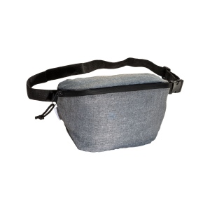 Sac banane en Rpet, poche frontale avec fermeture éclair 260 × 170 × 85 mm