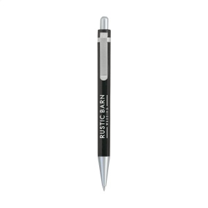 Stylo à encre bleue avec clip en acier mat 14 × 11 × 11 mm