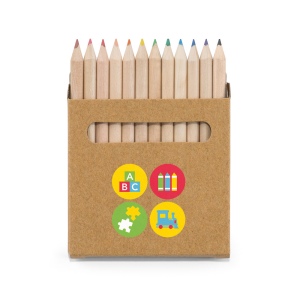 Boîte avec 12 crayons de couleur, vue 2