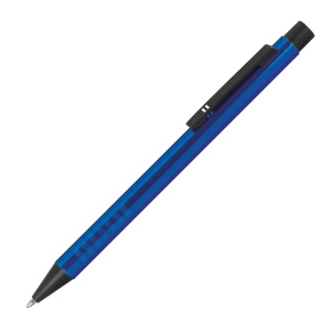 Stylo pression en métal, vue 3
