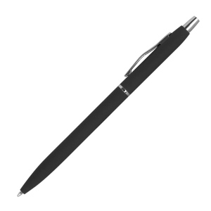 Stylo bille fin caoutchouté, vue 2