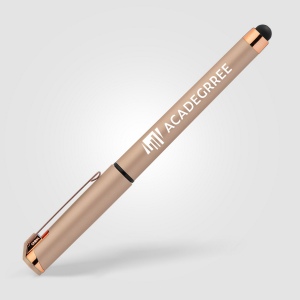Islander Rose Stylo à gel métallique avec stylet 151 × 15 × 15 mm