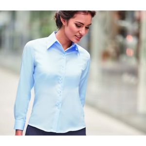 Ladies' long sleeve tailored ultimate non-iron shirt