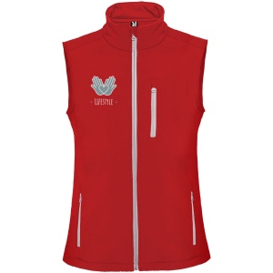 Gilet softshell unisexe, vue 3