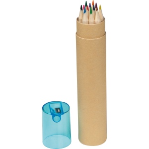 12 crayons de couleurs avec taille-crayon, vue 3