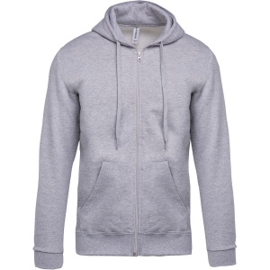 Sweat-shirt zippé capuche unisexe, vue 8