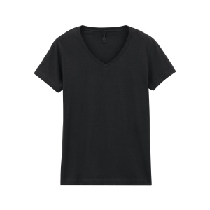 T-shirt femme col v, vue 8