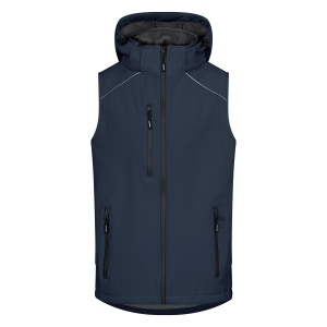 Bodywarmer en Softshell avec capuche, vue 7