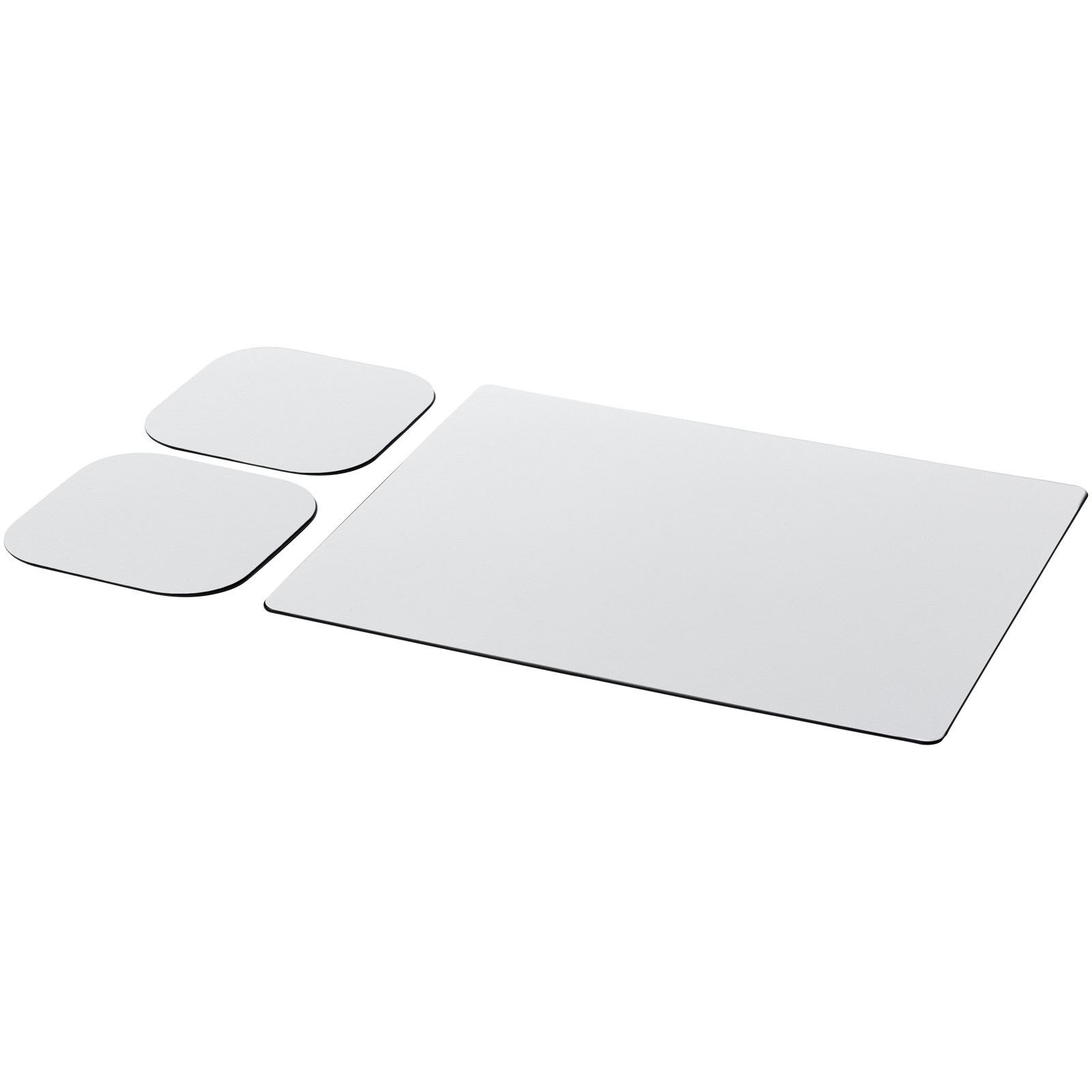 Ensemble de tapis de souris et de dessous de verre 3