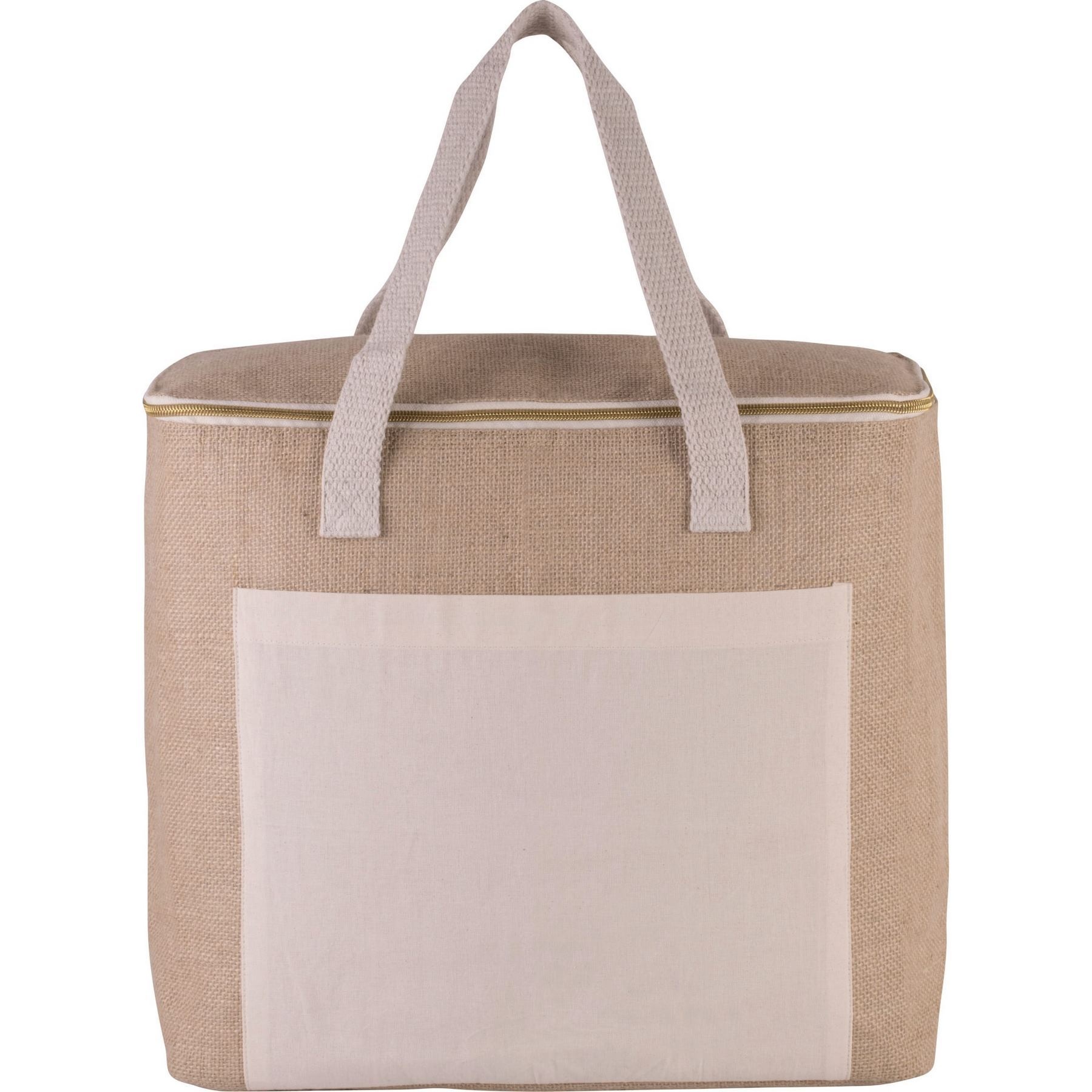Sac isotherme en jute 380 × 320 × 160 mm