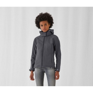 Veste Softshell femme à capuche, vue 2