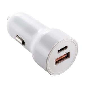 Chargeur de voiture USB-C et USB 88 × 39 × 53 mm