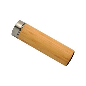 Bouteille isotherme bambou, avec infuseur, 480 ml Baladéo, vue 2