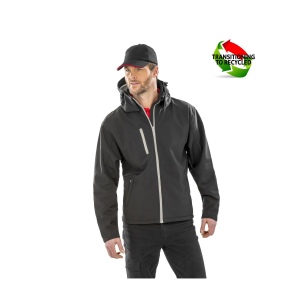 Veste Softshell homme à capuche, vue 4