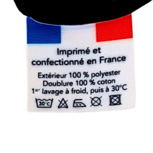 Trousse de toilette 280x170 mm en velours, vue 4