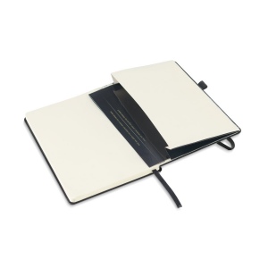 Bloc notes A5 à feuilles lignées en couleur ivoire, vue 2